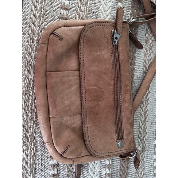 Fossil Leather Crossbody Bag Purse Pocketbook Y2K - Picture 3 of 7